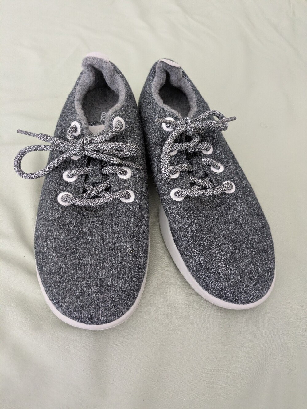 All Birds Grey Marino Wool Runners Shoes Size 9